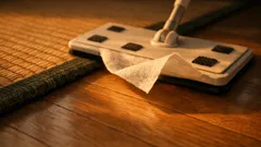 フロアワイパーのシートがズレる悩みは面ファスナーで解決できる